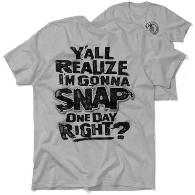 Snap - Heather Gray T-Shirt