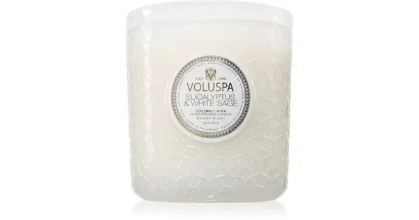 VOLUSPA Maison Blanc Eucalyptus & White Sage scented candle 850 g