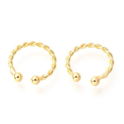 925 Sterling Silver Cuff Earrings
