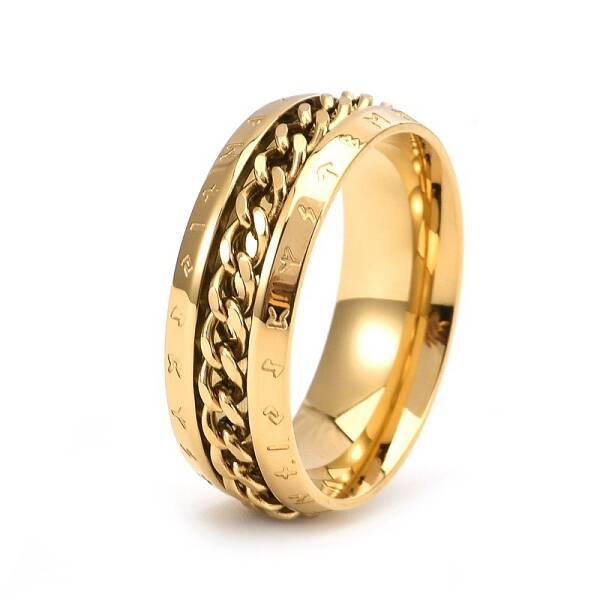 Rotatable Stainless Steel Finger Ring