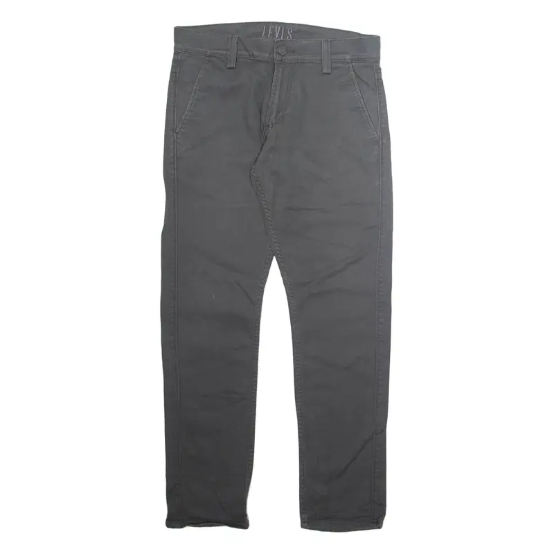 LEVI'S Mens Jeans Grey Regular Straight W32 L32