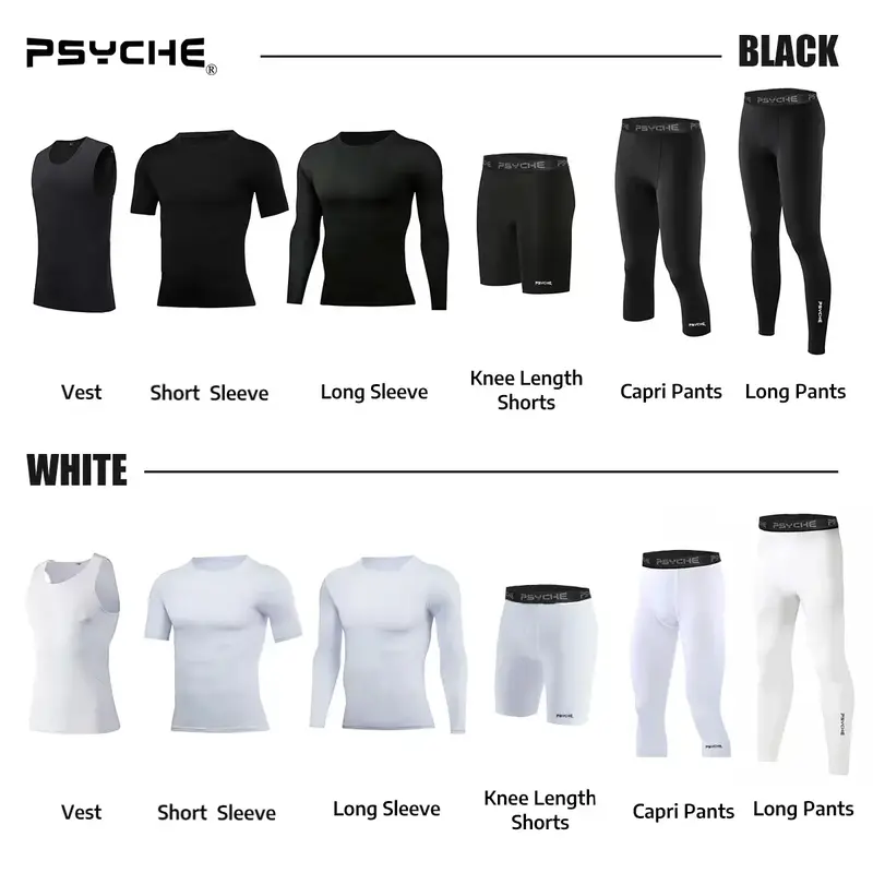 PSYCHE Compression Pants Shirt Sports Shorts Shorts Casual Sports Pants For Gym Workout Running Men's Sport & Outdoor Basketb...