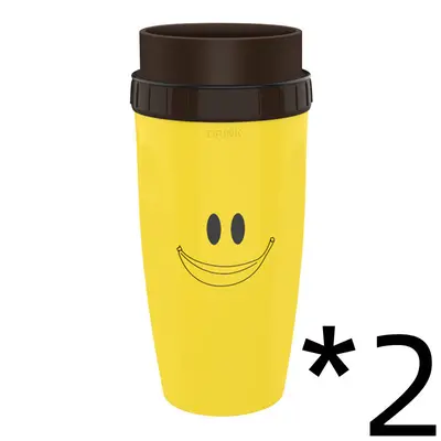 No Cover Twist Cup Travel Portable Cup Double Insulation Tumbler Straw Sippy Water Bottles Portable For Children Adults | Col...