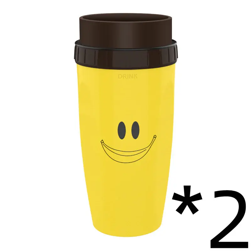No Cover Twist Cup Travel Portable Cup Double Insulation Tumbler Straw Sippy Water Bottles Portable For Children Adults | Col...