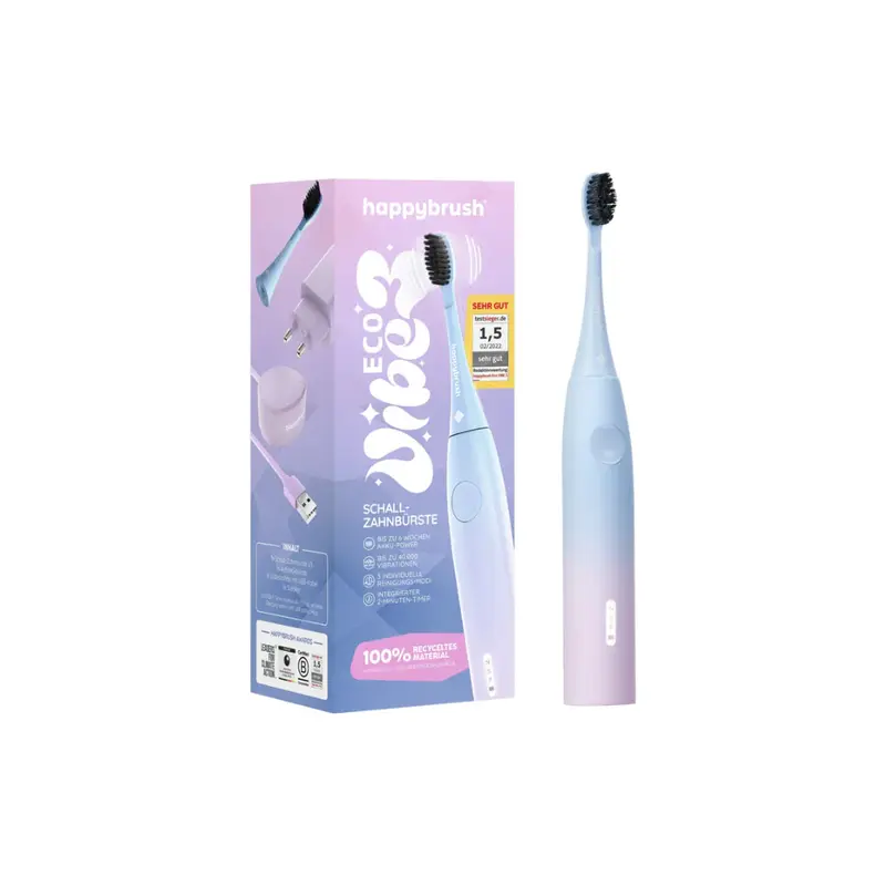 happybrush Eco VIBE 3 - Sunrise Starter Kit