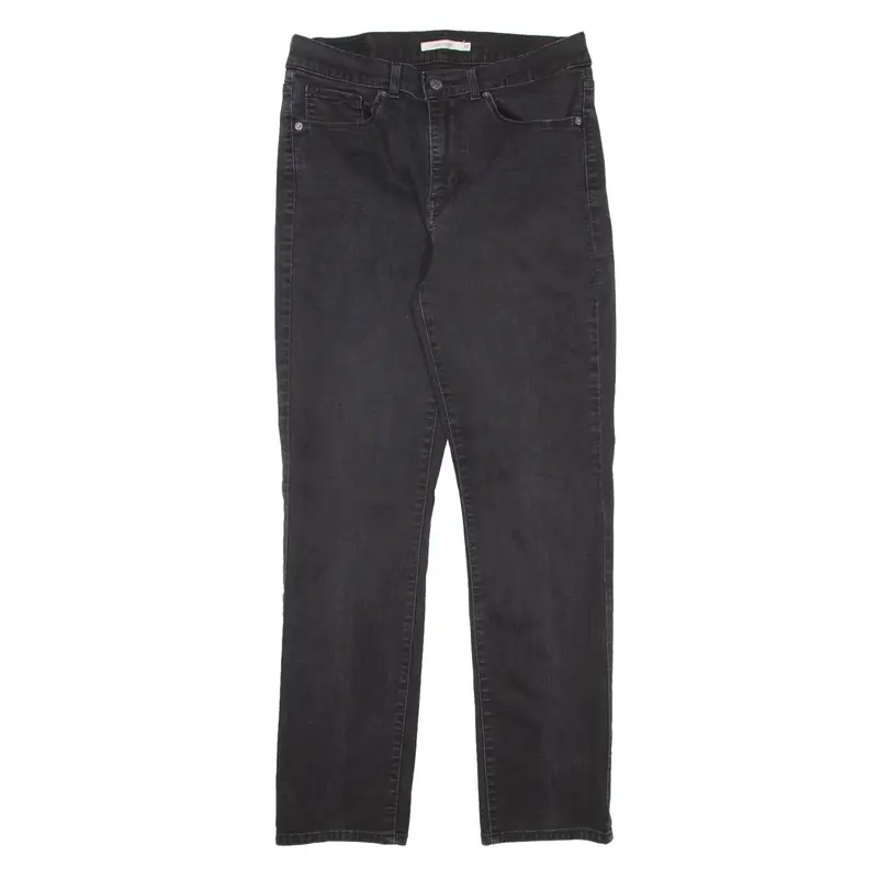 LEVI'S Jeans Black Denim Slim Straight Womens W30 L30