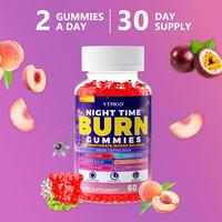NIGHT TIME BURN GUMMIES-Antioxidant Magic: Contains White Kidney Beans, Green Coffee Beans, Lemon Balm, Melatonin And Passion...
