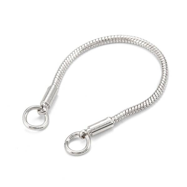 Brass Snake Chains Link Connectors