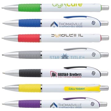 300 Customized Souvenir Image Grip Pen - Rubber Grip