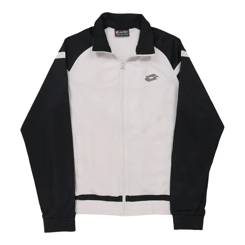 Lotto Track Jacket - Small White Polyester