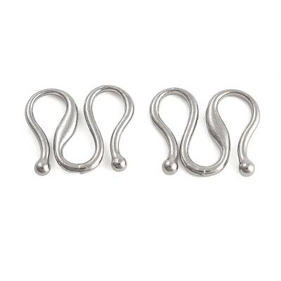 Non-Tarnish 304 Stainless Steel S-Hook Clasps