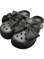 Solid Color Bowknot Design Shoes Decorations, Cute Shoes Jewelry for Women & Girls, Fashionable Shoes Decorations for Clogs, ...