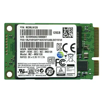 MZ-M5E120B/IT Samsung 850 EVO Series 120GB mSATA 6GB/s SATA 512MB Cache V-NAND Solid State Drive