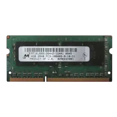 Micron MT16JSS51264HZ-1G4A1 | 4GB DDR3-1333MHz PC3-10600 Non-ECC Unbuffered SODIMM CL9 2Rx8 1.5V 204-Pin Memory Module