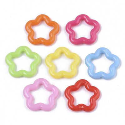 Opaque AS Plastic Linking Rings
