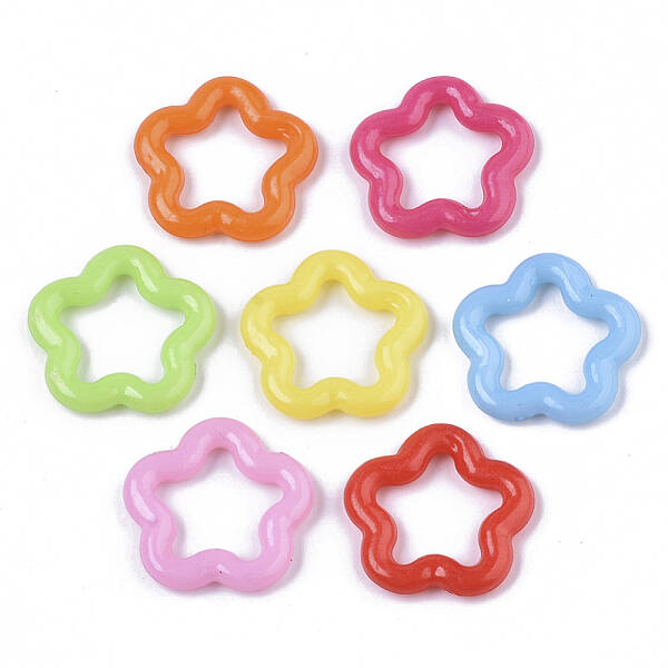 Opaque AS Plastic Linking Rings