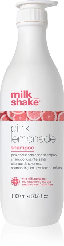 Milk Shake Pink Lemonade colored shampoo for blonde hair odstín Pink 1000 ml