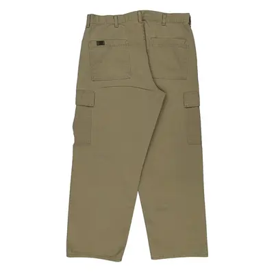 Wrangler Cargo Trousers - 35? Waist Khaki Cotton