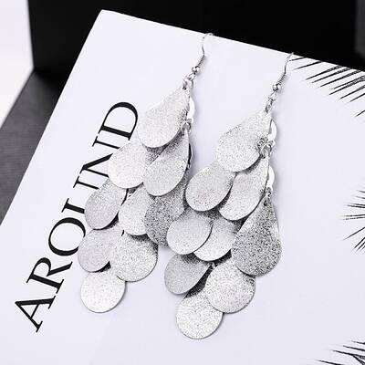 Fashionable Alloy Tassel Earrings