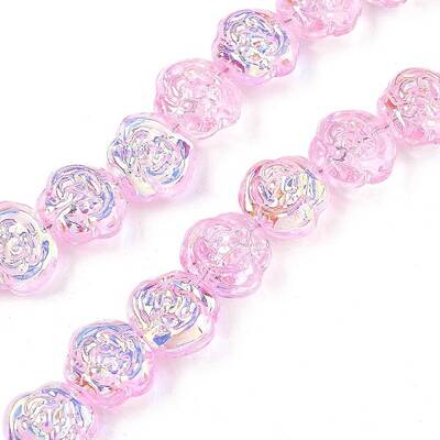 Electroplate Glass Beads Strands