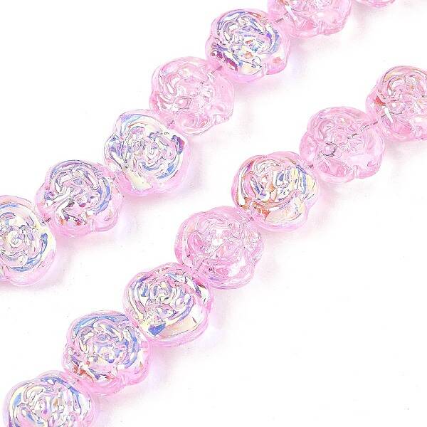 Electroplate Glass Beads Strands