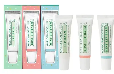 Mario Badescu Set Regalo Trio Di Balsami Per Le Labbra