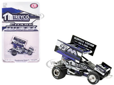 Winged Sprint Car #23 Chase Dietz Treyco Manufacturing - Mountain Ridge Metals (2026) 1/50 Diecast Model Car by ACME