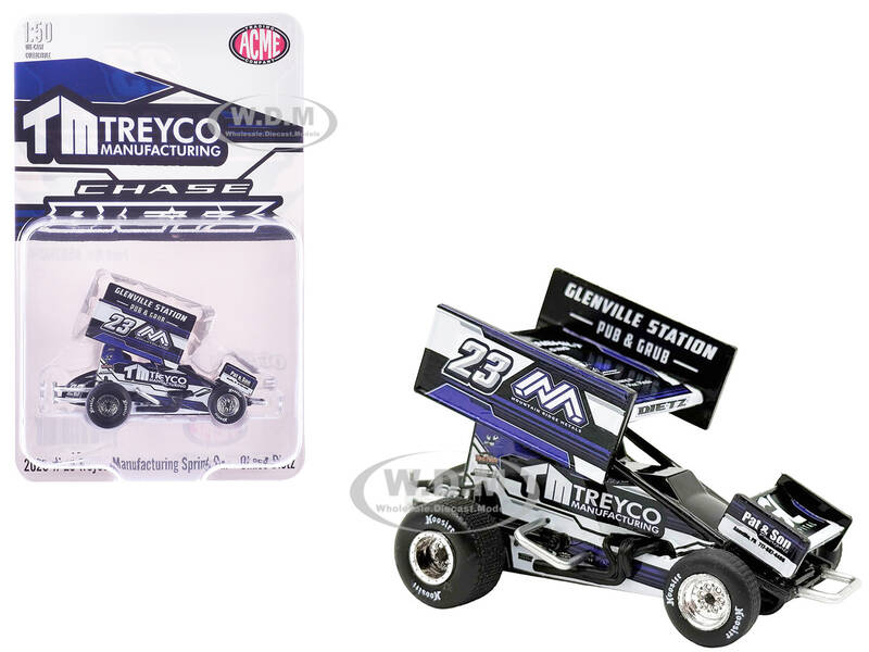 Winged Sprint Car #23 Chase Dietz Treyco Manufacturing - Mountain Ridge Metals (2026) 1/50 Diecast Model Car by ACME