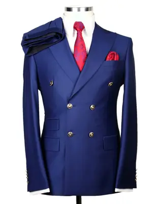 Mens Double breasted Suit - 