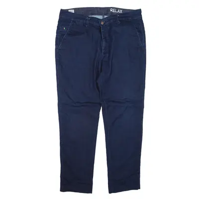 CARRERA Jeans Blue Denim Relaxed Tapered Womens W36 L28