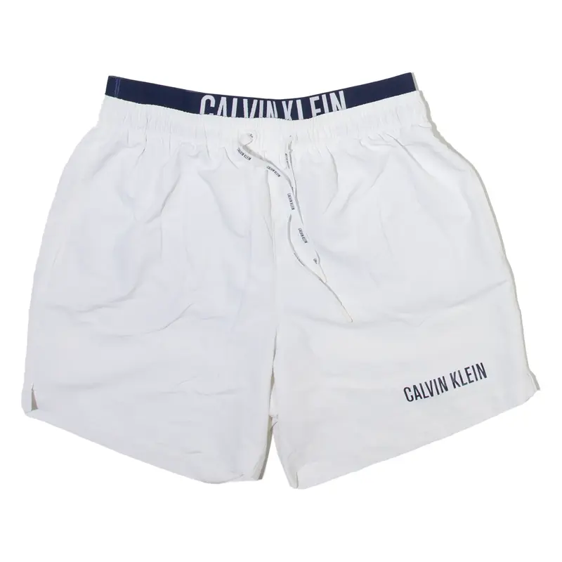 CALVIN KLEIN Mens Casual Shorts White L W25