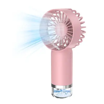 Portable Handheld Fan, Rechargeable Mini Spray Water Mist Fan, Small Fan for Outdoors, Hiking, Camping, Home Office