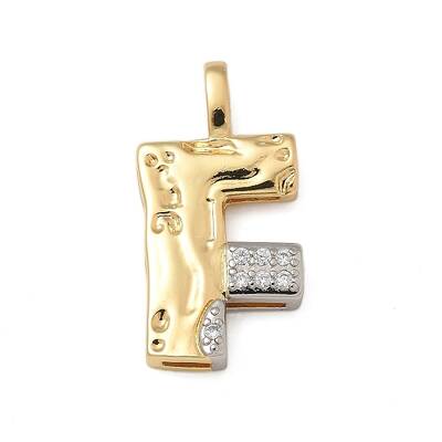 Brass Micro Pave Cubic Zirconia Pendants