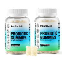 Revitawell Probiotic Gummies for Adults & Teens, 3.6 Billion CFU per Serving, Yogurt Flavor