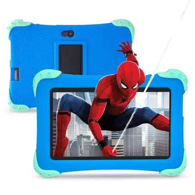 7-inch Android 12 Kids Tablet Kids Tablet for 2-13 year olds Quad-core 2+32GB WiFi Bluetooth Dual Camera Parental Controls wi...