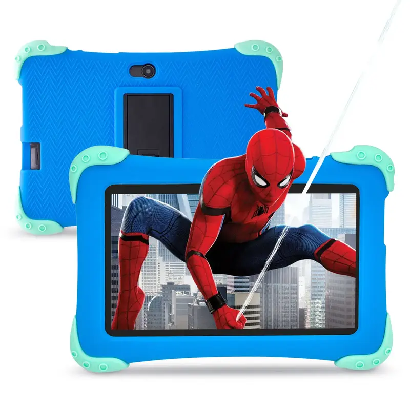 7-inch Android 12 Kids Tablet Kids Tablet for 2-13 year olds Quad-core 2+32GB WiFi Bluetooth Dual Camera Parental Controls wi...