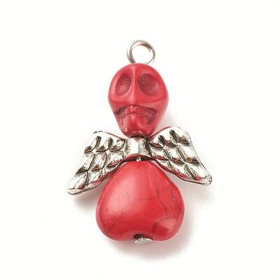 Halloween Dyed Synthetic Turquoise Pendants