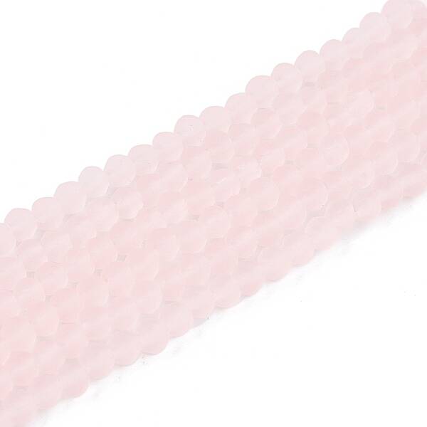 Transparent Glass Beads Strands