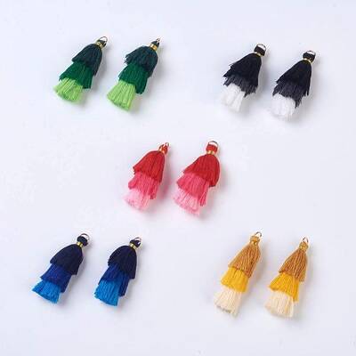 Polyester Tassel Pendants