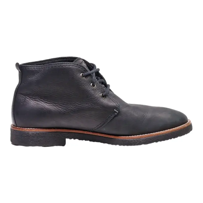 PANAMA JACK Ankle Boots Black Leather Mens UK 9