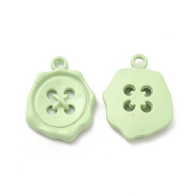 Spray Painted Alloy Pendants