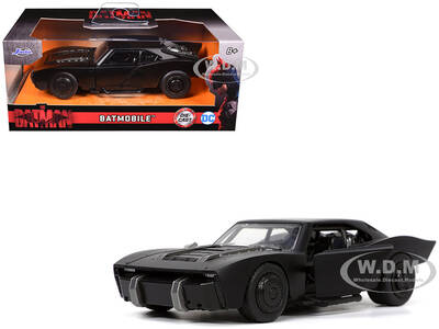 Batmobile Black The Batman (2022) Movie Hollywood Rides Series 1/32 Diecast Model Car by Jada