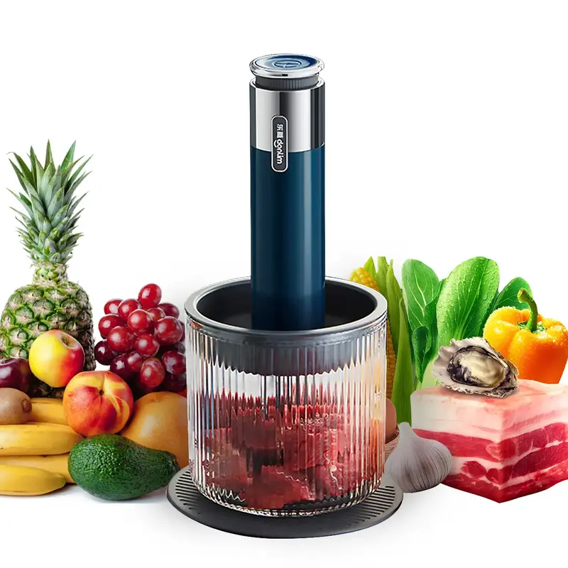 Mini Electric Food Processor - 4 Cup Chopper with USB Charging, Efficient Chopping for Vegetables, Onion, Garlic, Salad, Baby...