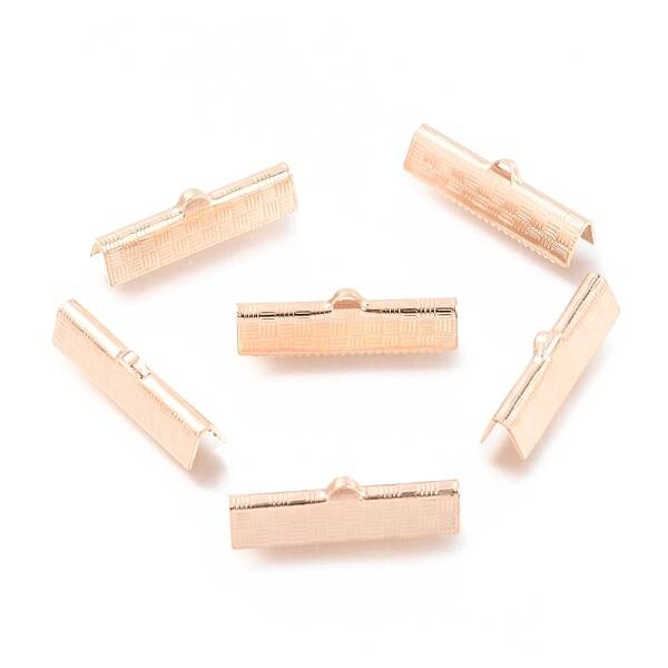 304 Stainless Steel Ribbon Crimp Ends