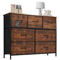 7 Drawers Dresser for Bedroom and TV Stand, Fabric Storage Tower for Clothes, Baby Stuff