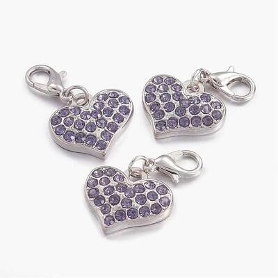Alloy Rhinestone Pendants
