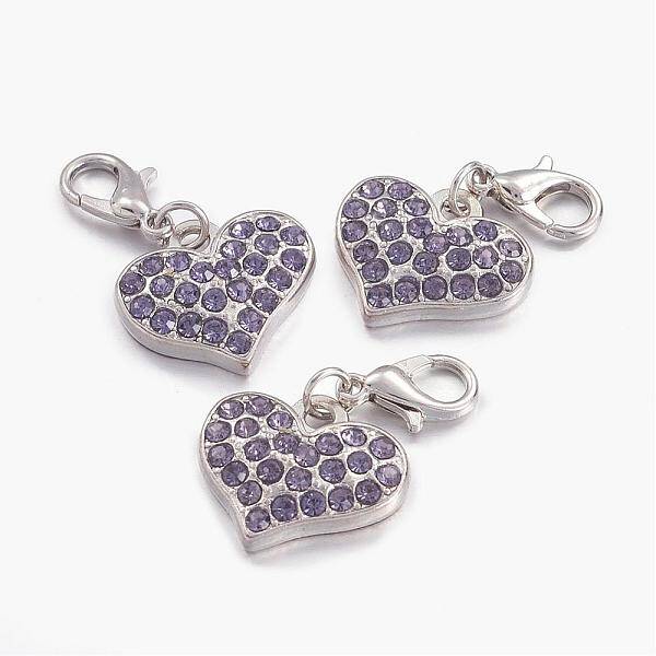 Alloy Rhinestone Pendants