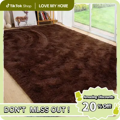 [Black Friday & Cyber Monday] Soft fluffy non-slip living room rugs, bedroom accessories, durable area rugs and children's pl...