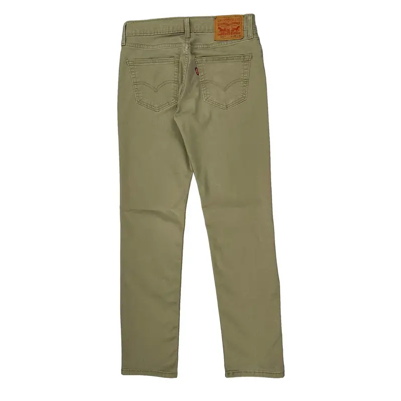 511 Levis Trousers - 30W UK 10 Beige Cotton Blend
