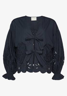 Blouse Se046.1 Maibritt Almost-Black | Color: ALMOST BLACK | Size: S/M